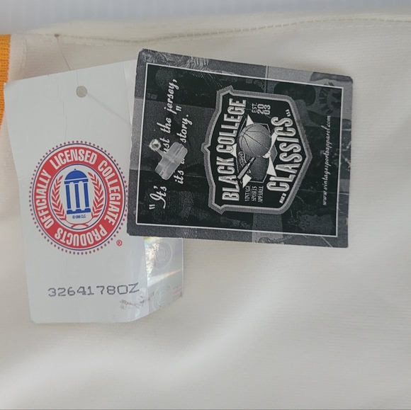 Deadstock Black College Classics Curly Nea, l Johnson C Smith Jersey - Picture 4 of 4